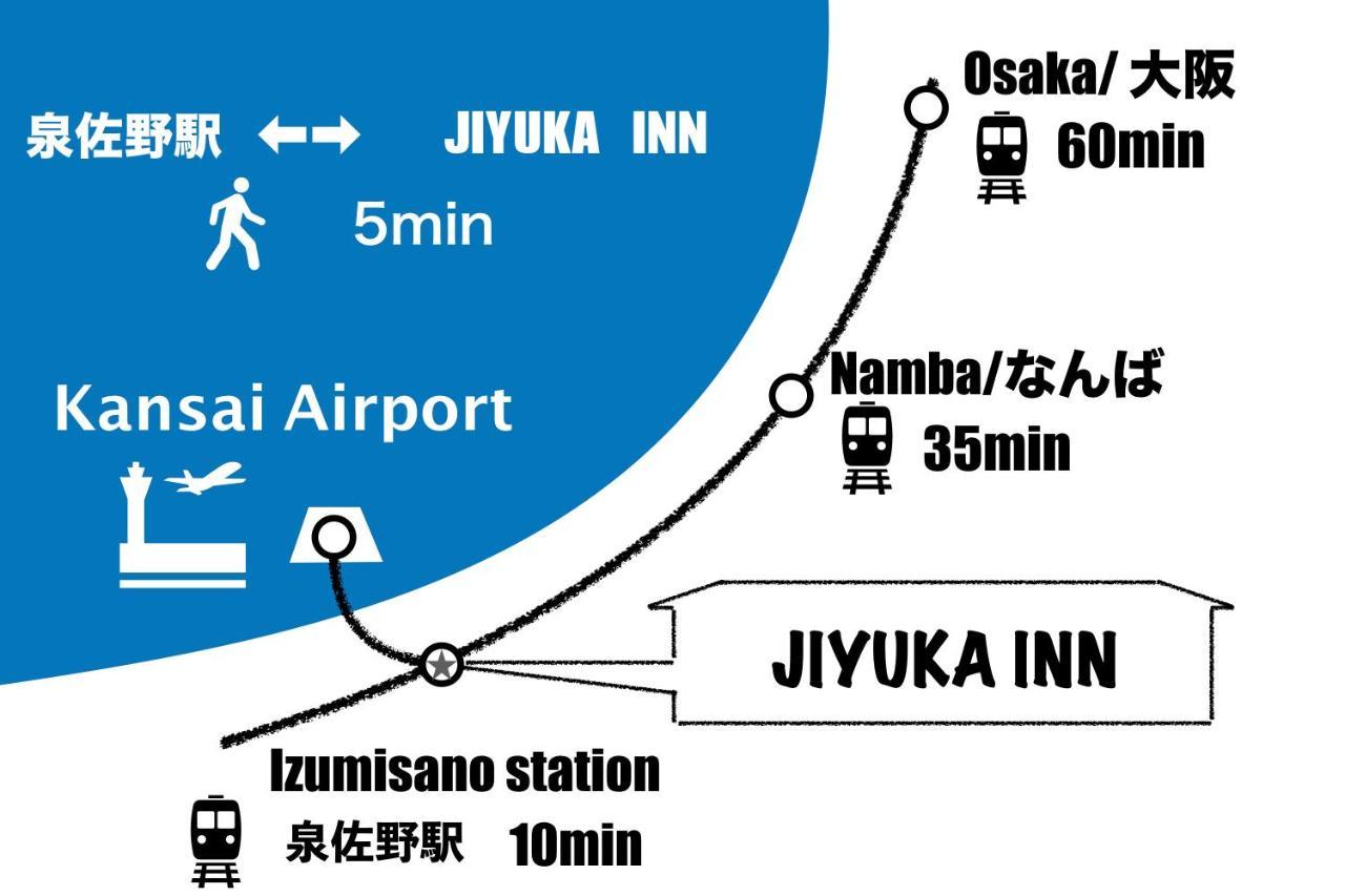 Jiyuka Inn Izumisano Bagian luar foto
